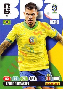 78 Bruno Guimarães – FIFA World Cup 2026 Adrenalyn XL Panini