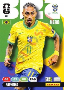81 Raphinha – FIFA World Cup 2026 Adrenalyn XL Panini