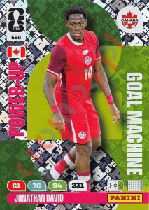 589 Jonathan David – FIFA World Cup 2026 Adrenalyn XL Panini