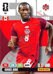 89 Ismaël Koné – FIFA World Cup 2026 Adrenalyn XL Panini