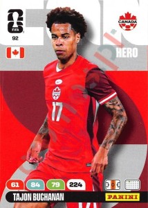 92 Tajon Buchanan – FIFA World Cup 2026 Adrenalyn XL Panini