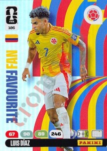 106 Luis Díaz – FIFA World Cup 2026 Adrenalyn XL Panini