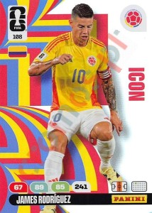 108 James Rodríguez – FIFA World Cup 2026 Adrenalyn XL Panini
