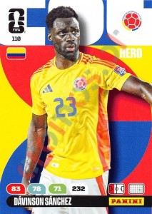 110 Dávinson Sánchez – FIFA World Cup 2026 Adrenalyn XL Panini