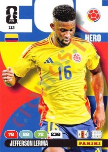 113 Jefferson Lerma – FIFA World Cup 2026 Adrenalyn XL Panini