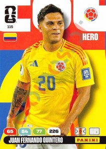 115 Juan Fernando Quintero – FIFA World Cup 2026 Adrenalyn XL Panini