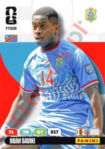 FTS20 Noah Sadiki – FIFA World Cup 2026 Adrenalyn XL Panini