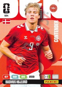 524 Rasmus Højlund – FIFA World Cup 2026 Adrenalyn XL Panini