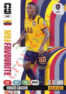 142 Moisés Caicedo – FIFA World Cup 2026 Adrenalyn XL Panini