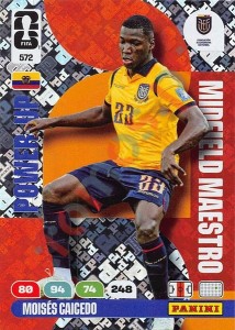 572 Moisés Caicedo – FIFA World Cup 2026 Adrenalyn XL Panini