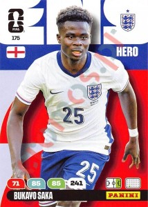 175 Bukayo Saka – FIFA World Cup 2026 Adrenalyn XL Panini
