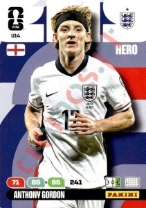 U14 Anthony Gordon – FIFA World Cup 2026 Adrenalyn XL Panini