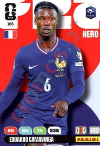 186 Eduardo Camavinga – FIFA World Cup 2026 Adrenalyn XL Panini
