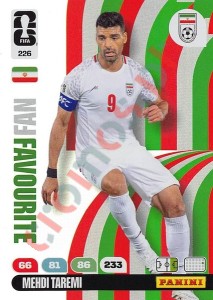 226 Mehdi Taremi – FIFA World Cup 2026 Adrenalyn XL Panini