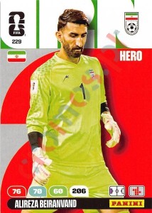 229 Alireza Beiranvand – FIFA World Cup 2026 Adrenalyn XL Panini