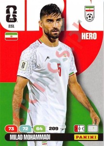231 Milad Mohammadi – FIFA World Cup 2026 Adrenalyn XL Panini