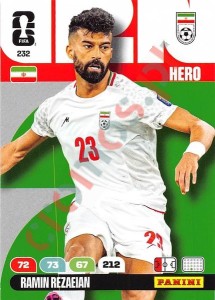 232 Ramin Rezaeian – FIFA World Cup 2026 Adrenalyn XL Panini