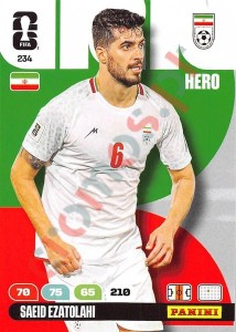 234 Saeid Ezatolahi – FIFA World Cup 2026 Adrenalyn XL Panini