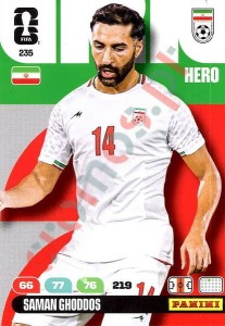 235 Saman Ghoddos – FIFA World Cup 2026 Adrenalyn XL Panini