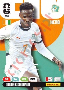 243 Odilon Kossounou – FIFA World Cup 2026 Adrenalyn XL Panini