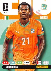 244 Evan N'Dicka – FIFA World Cup 2026 Adrenalyn XL Panini