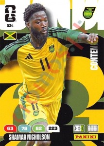 534 Shamar Nicholson – FIFA World Cup 2026 Adrenalyn XL Panini