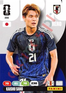 255 Kaishu Sano – FIFA World Cup 2026 Adrenalyn XL Panini