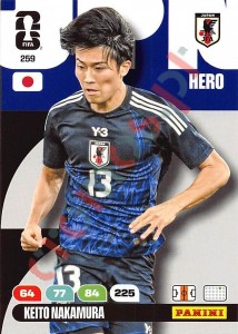 259 Keito Nakamura – FIFA World Cup 2026 Adrenalyn XL Panini
