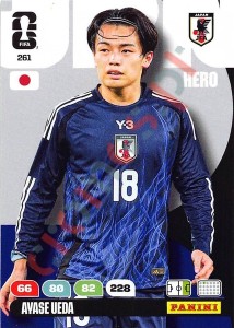 261 Ayase Ueda – FIFA World Cup 2026 Adrenalyn XL Panini