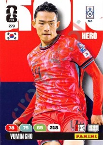 279 Yu-min Cho – FIFA World Cup 2026 Adrenalyn XL Panini