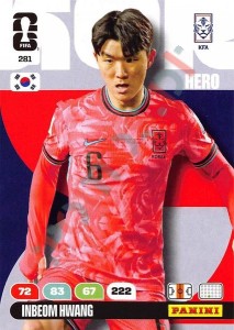 281 In-beom Hwang – FIFA World Cup 2026 Adrenalyn XL Panini