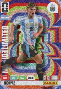 LE-NP Nico Paz – FIFA World Cup 2026 Adrenalyn XL Panini