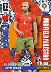 576 Sofyan Amrabat – FIFA World Cup 2026 Adrenalyn XL Panini