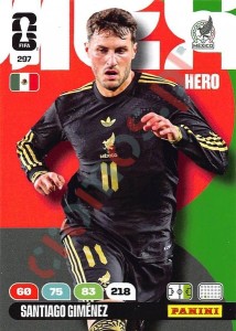 297 Santiago Giménez – FIFA World Cup 2026 Adrenalyn XL Panini