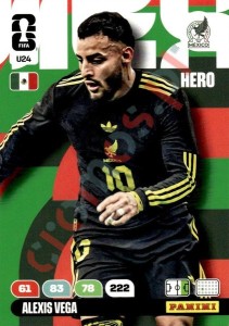 U24 Alexis Vega – FIFA World Cup 2026 Adrenalyn XL Panini