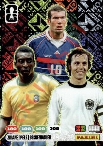 M4 Pelé / Zinédine Zidane / Franz Beckenbauer – FIFA World Cup 2026 Adrenalyn XL Panini