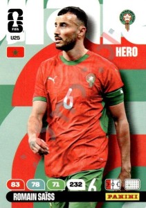 U25 Romain Saïss – FIFA World Cup 2026 Adrenalyn XL Panini