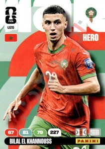 U26 Bilal El Khannouss – FIFA World Cup 2026 Adrenalyn XL Panini
