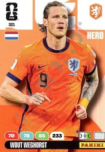 321 Wout Weghorst – FIFA World Cup 2026 Adrenalyn XL Panini