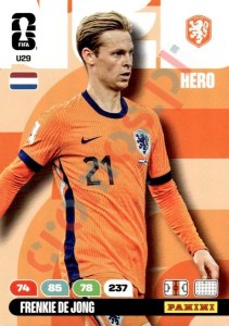 U29 Frenkie de Jong – FIFA World Cup 2026 Adrenalyn XL Panini