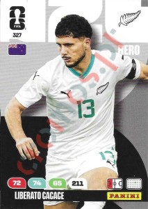 327 Liberato Cacace – FIFA World Cup 2026 Adrenalyn XL Panini