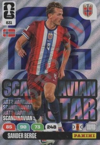 631 Sander Berge – FIFA World Cup 2026 Adrenalyn XL Panini