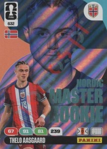 632 Thelo Aasgaard – FIFA World Cup 2026 Adrenalyn XL Panini