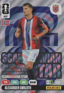 637 Alexander Sørloth – FIFA World Cup 2026 Adrenalyn XL Panini