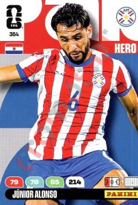 364 Júnior Alonso – FIFA World Cup 2026 Adrenalyn XL Panini