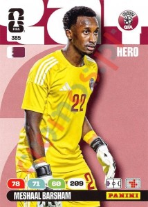 385 Meshaal Barsham – FIFA World Cup 2026 Adrenalyn XL Panini