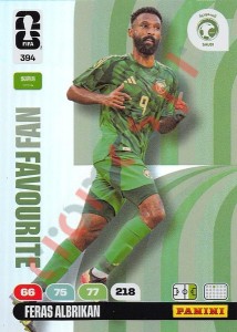 394 Feras Albrikan – FIFA World Cup 2026 Adrenalyn XL Panini