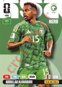 402 Abdullah Alkhaibari – FIFA World Cup 2026 Adrenalyn XL Panini