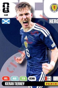 410 Kieran Tierney – FIFA World Cup 2026 Adrenalyn XL Panini