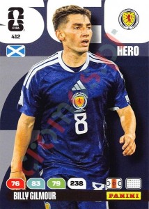 412 Billy Gilmour – FIFA World Cup 2026 Adrenalyn XL Panini